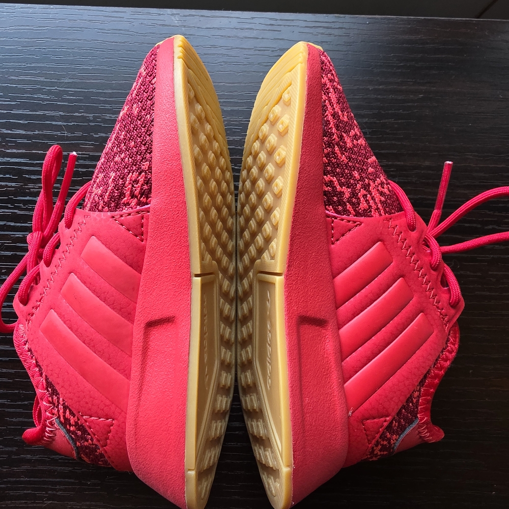 Adidas Ortholite Red and Cream Sneakers with Modern Silhouette